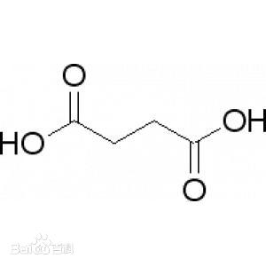 琥珀酸的結(jié)構式(圖1)